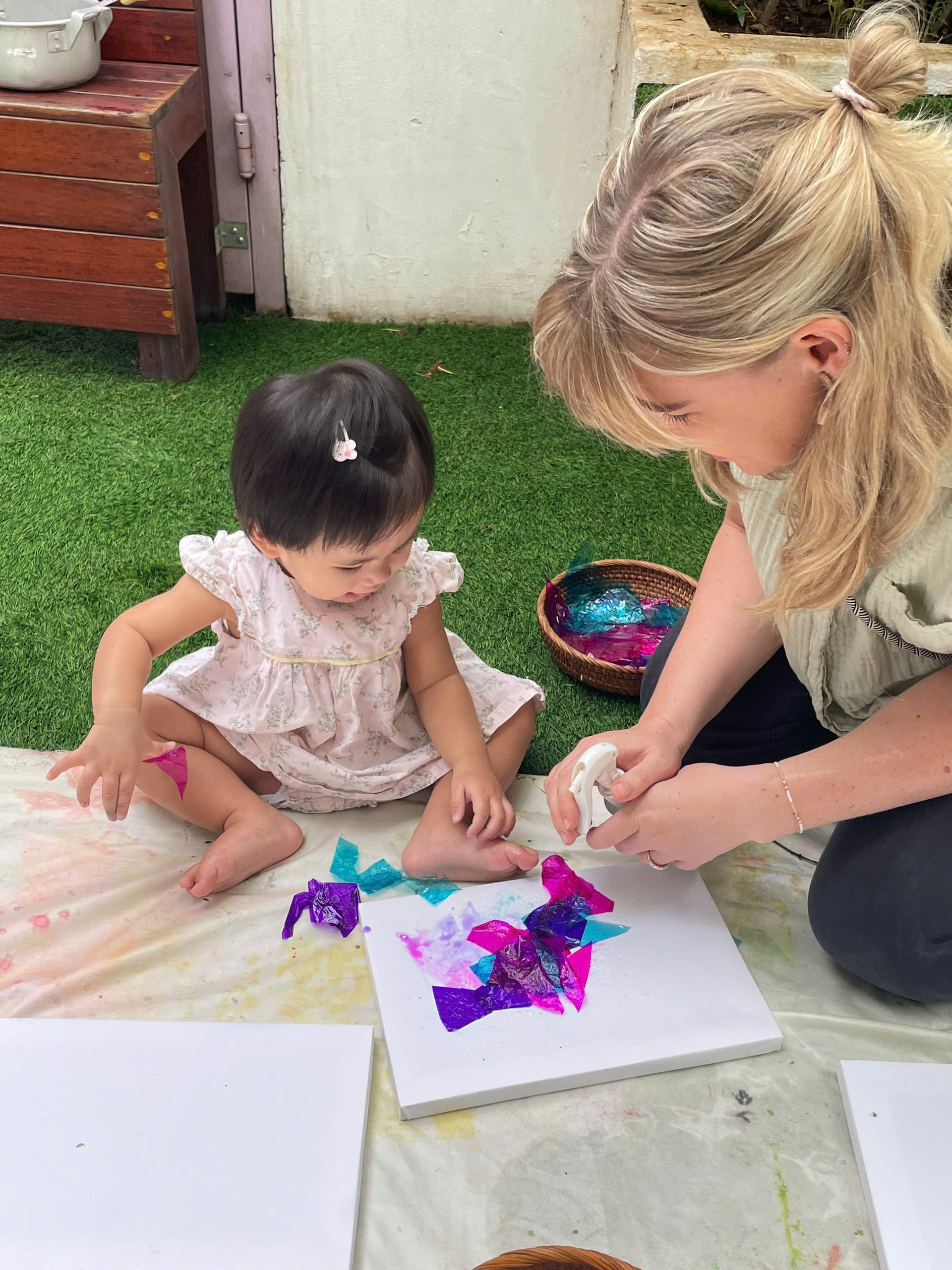 Baby Play Art Teacher Sky Play House Khu Vui Choi