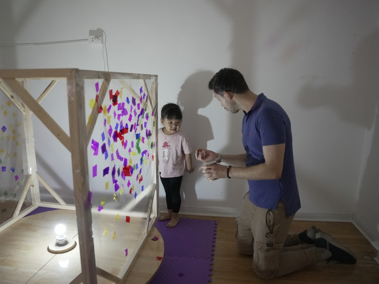 Child And Teacher Sky International Preschool Mam Non